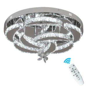 Modern Crystal Drop Chandelier Pendant Light Ceiling Light