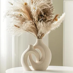 Nordic modern bohemian decorative ceramic aesthetic vase
