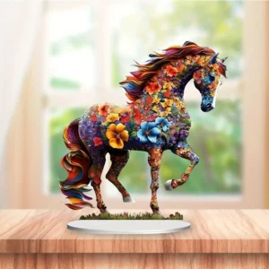 Colored Horse Statue Light Catcher.