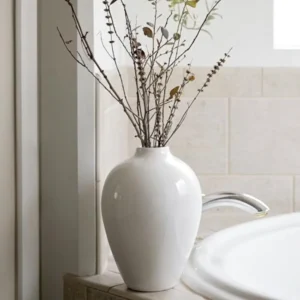 10 Inch Elegant Glossy Porcelain Vase