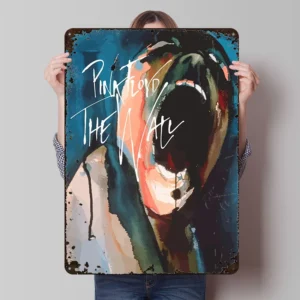 Pink Floyd Wall Art Metal Poster Customizable Tin Signs